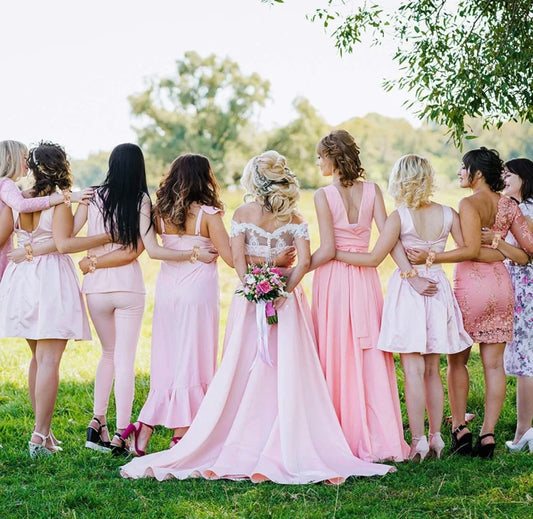 Bridesmaid Proposal Scrunchies - Champagne