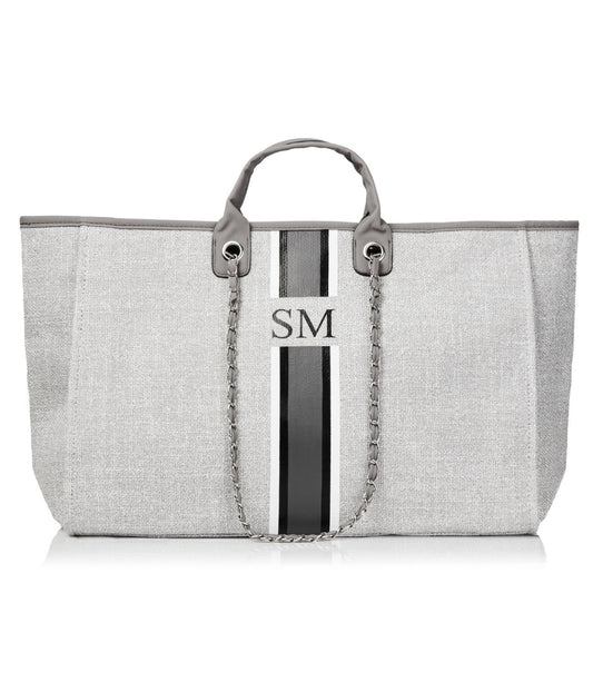 pcd.  Canvas Weekender Tote Bag - Grey