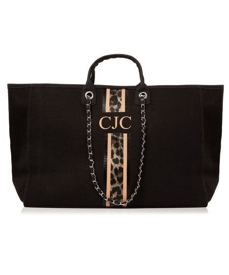 pcd. Bella Tote - Black and Nude Vintage Luxe