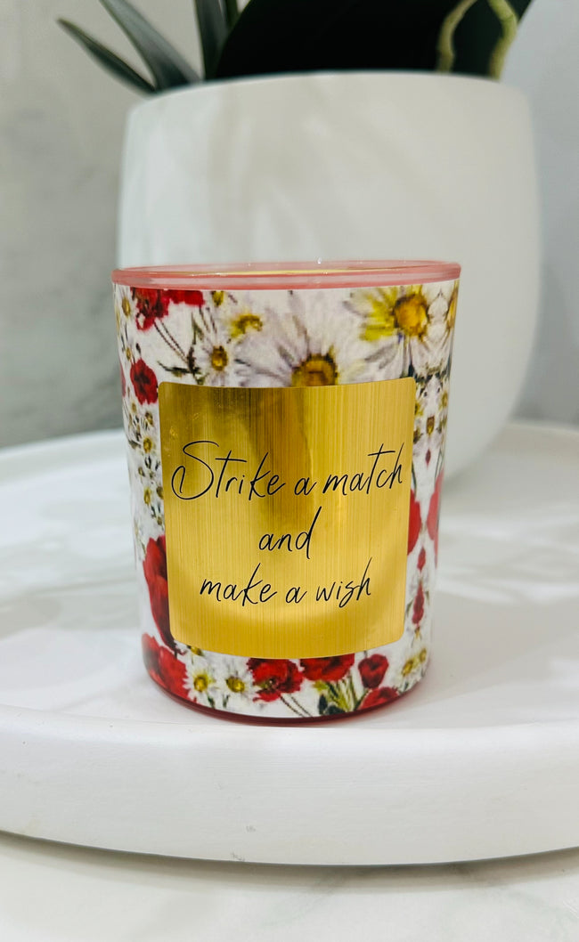 Scented Candles - Strike a match and make a wish