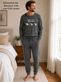 Men's Personalized Fathers Day PJ Sets ( Roarsome )