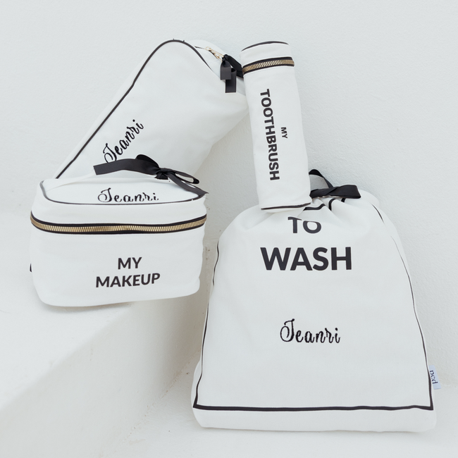 4 Piece Travel Set - White