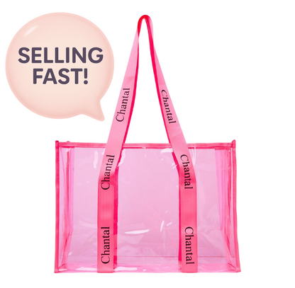 Auroa Personalized Beach Tote -Pink