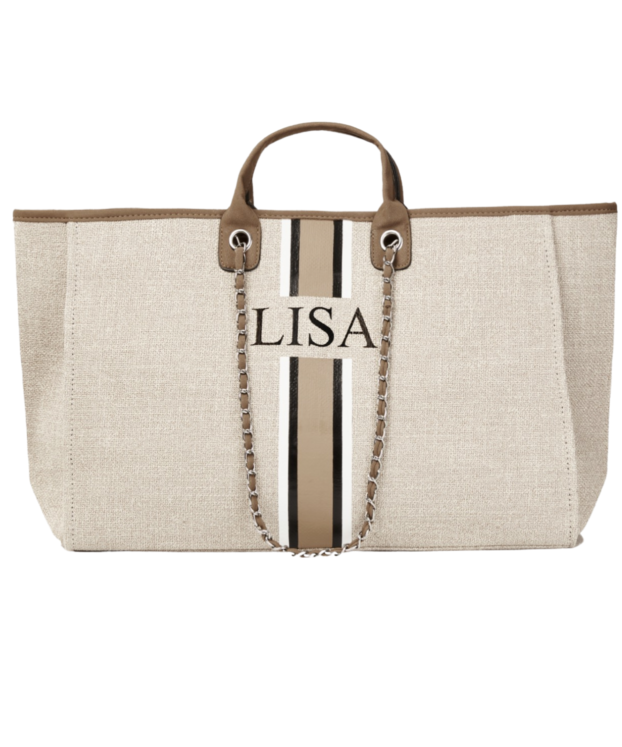 pcd.  Canvas Weekender Tote Bag - Beige