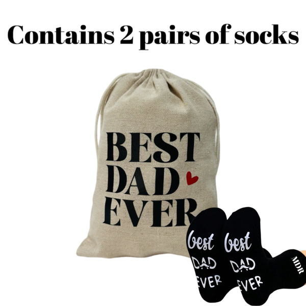 Men's Personalized Socks gift set - Best Dad Ever