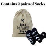 Men's Personalized Socks gift set - Best Granpa Ever