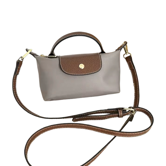 La Petite Pouch with Handle - Grey