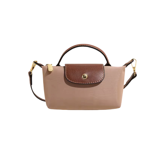 La Petite Pouch with Handle - Latte