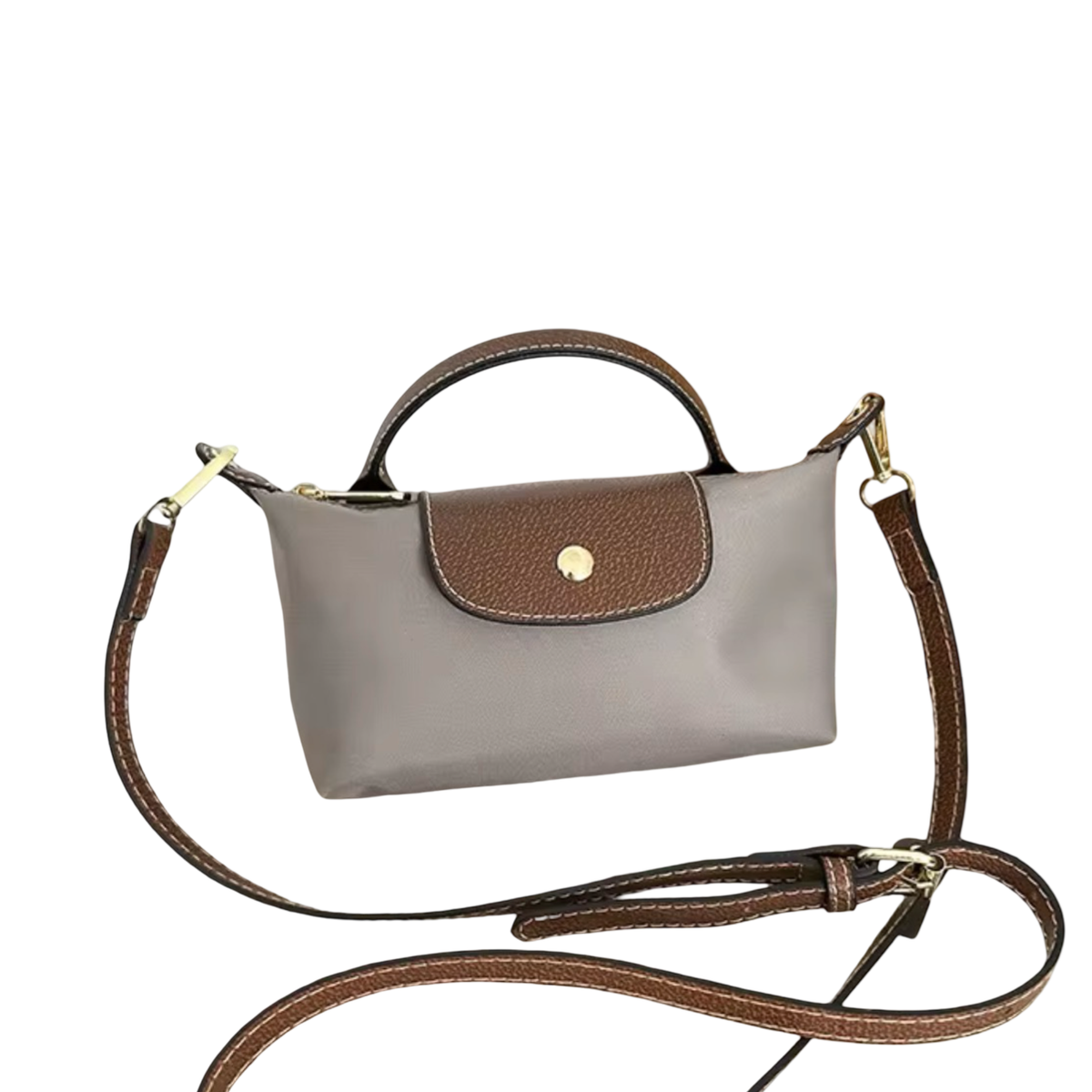 La Petite Pouch with Handle - Grey