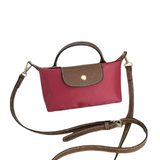 La Petite Pouch with Handle - Burgundy
