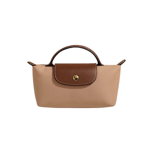 La Petite Pouch with Handle - Latte