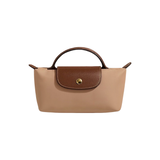 La Petite Pouch with Handle - Latte