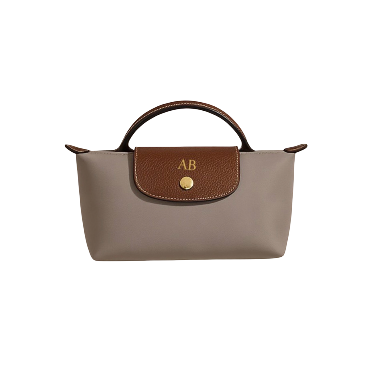 La Petite Pouch with Handle - Grey