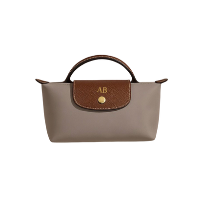 La Petite Pouch with Handle - Grey