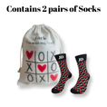 Load image into Gallery viewer, Men's Personalized Socks gift set -  You won my heart
