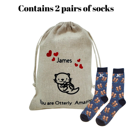 Men's Personalized Valentine's Day Socks - Tinder Match