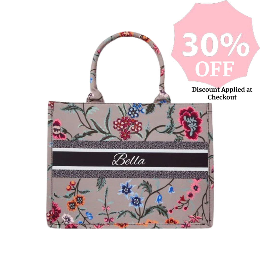 pcd. Bella Tote - Nude Dreamy Floral