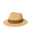 Personalized Fedora Hat with Nude Band