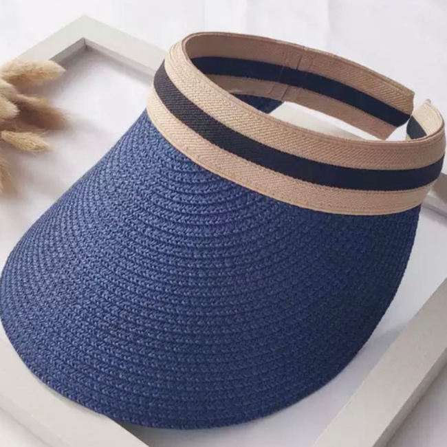 Personalized Navy Sun Visor