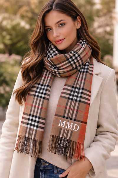 Plaid Cashmere blend