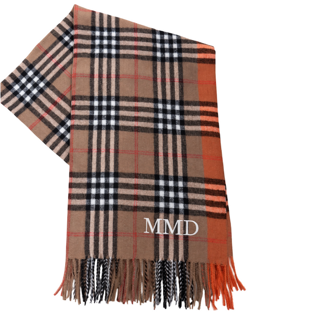 Plaid Cashmere blend