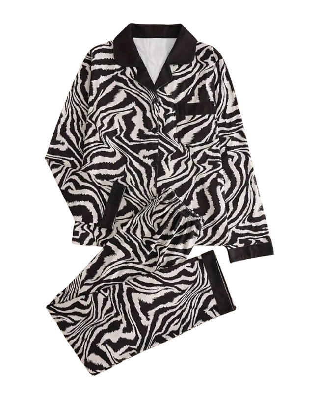 Zebra Print Pj Set