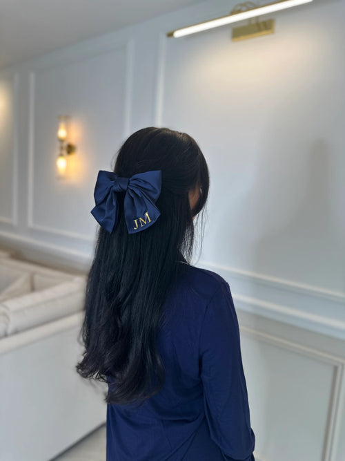 Personalized Bow - Navy