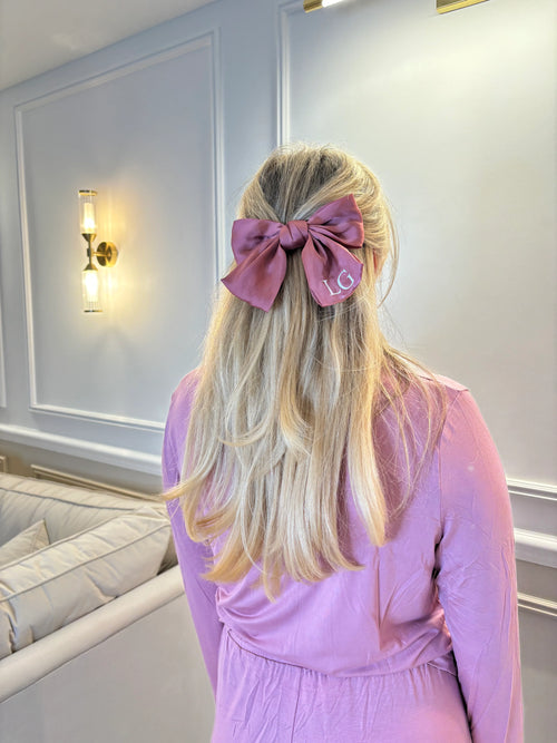 Personalized Bow - Pink