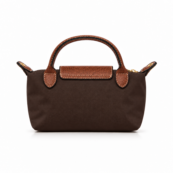 La Petite Pouch with Handle - Espresso