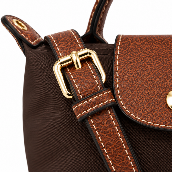 La Petite Pouch with Handle - Espresso