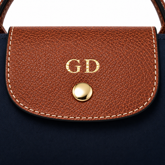 La Petite Pouch with Handle - Navy