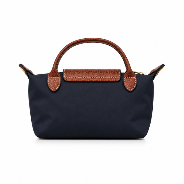 La Petite Pouch with Handle - Navy