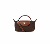 La Petite Pouch with Handle - Espresso
