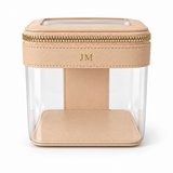 Jetsetter Clear Vanity Case - Nude