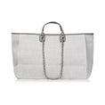 Load image into Gallery viewer, pcd.  Canvas Weekender Tote Bag - Grey
