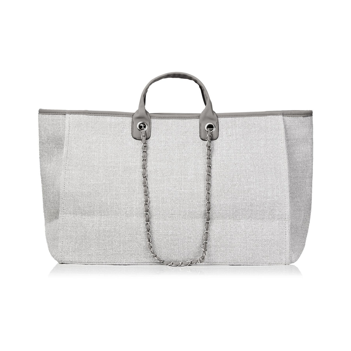 pcd.  Canvas Weekender Tote Bag - Grey