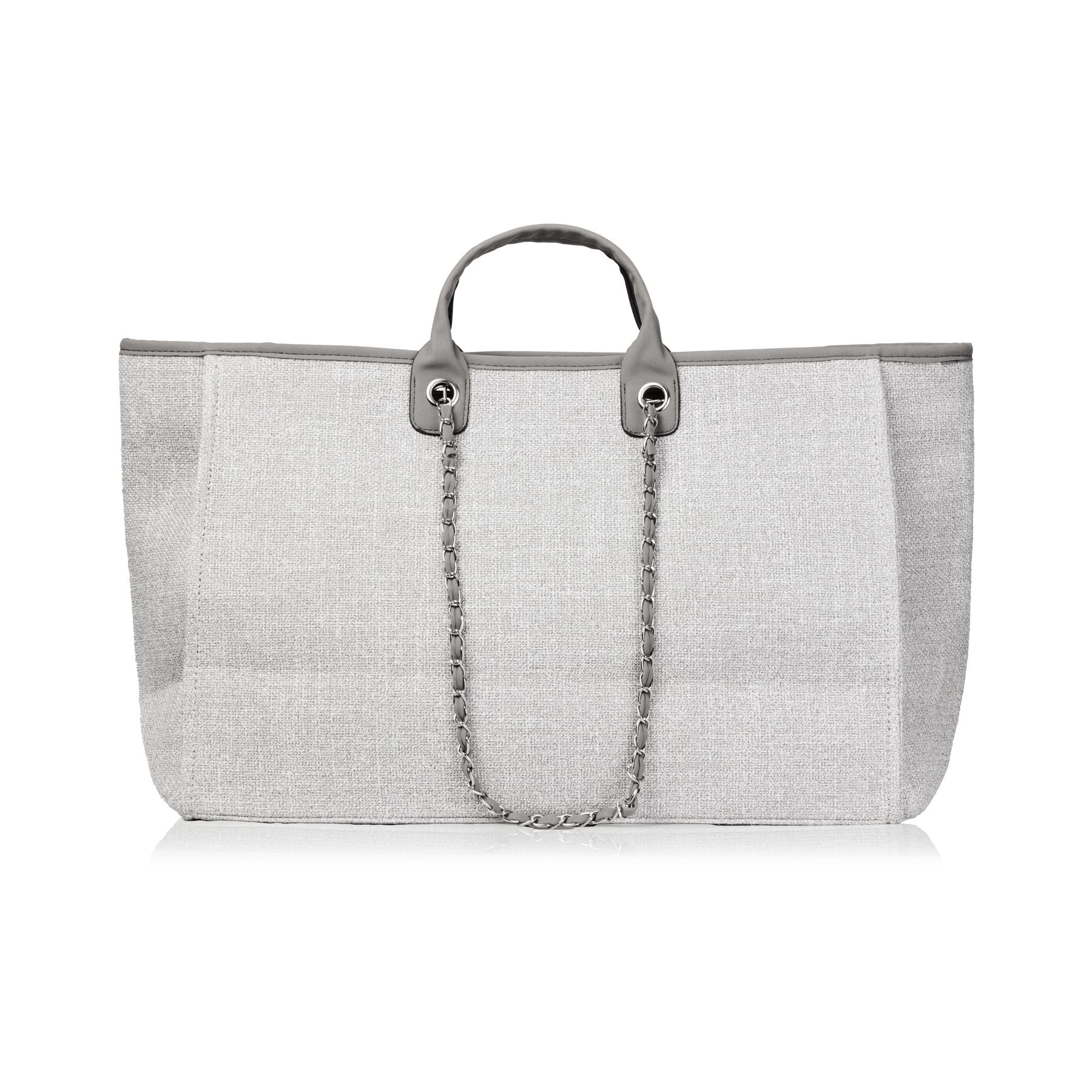 pcd.  Canvas Weekender Tote Bag - Grey