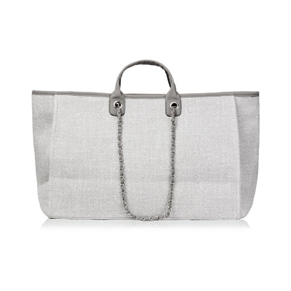 pcd.  Canvas Weekender Tote Bag - Grey