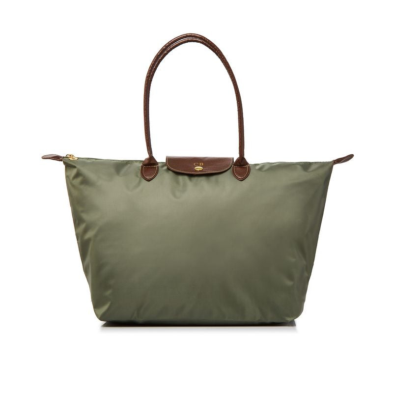 Le Voyager Large Travel Tote - Olive Green