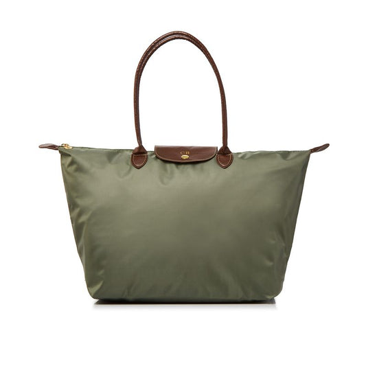 Le Voyager Large Travel Tote - Olive Green