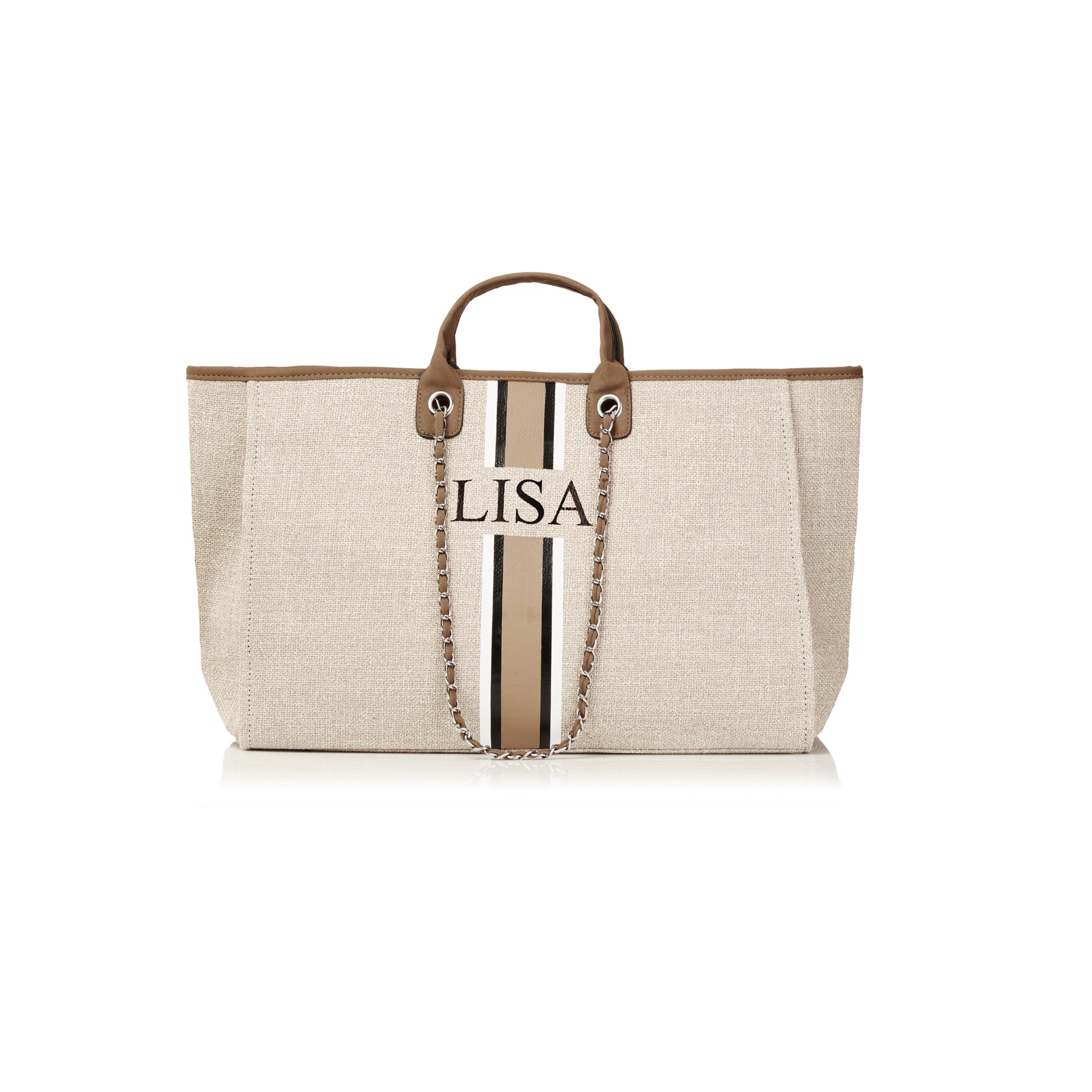 pcd.  Canvas Weekender Tote Bag - Beige