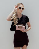 La Petite Pouch with Handle - Pink