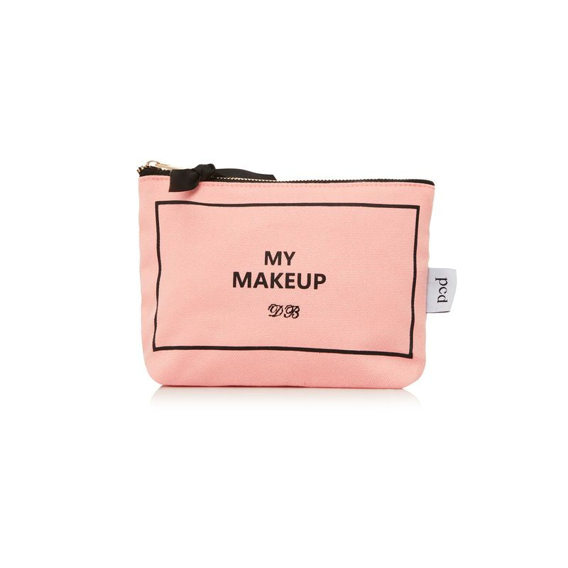 Blush Cotton Makeup Pouch