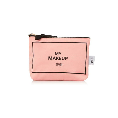 Blush Cotton Makeup Pouch