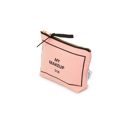 Blush Cotton Makeup Pouch