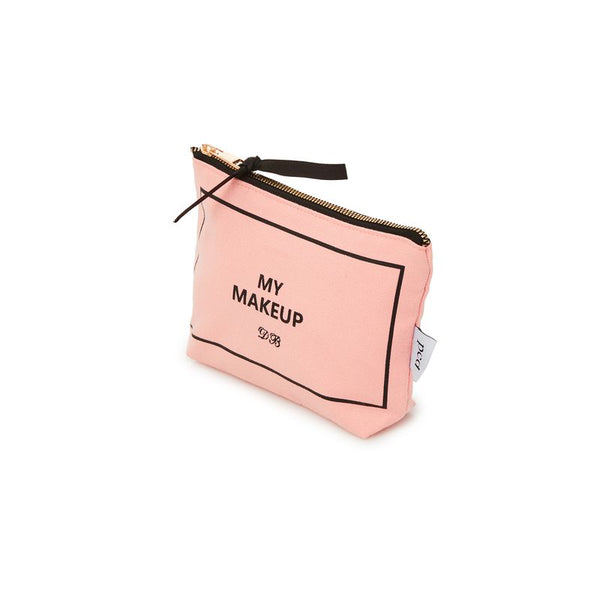 Blush Cotton Makeup Pouch