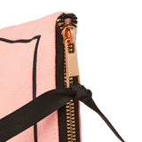 Blush Cotton Makeup Pouch