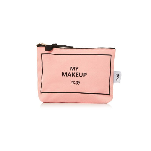 Blush Cotton Makeup Pouch