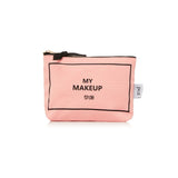 Blush Cotton Makeup Pouch