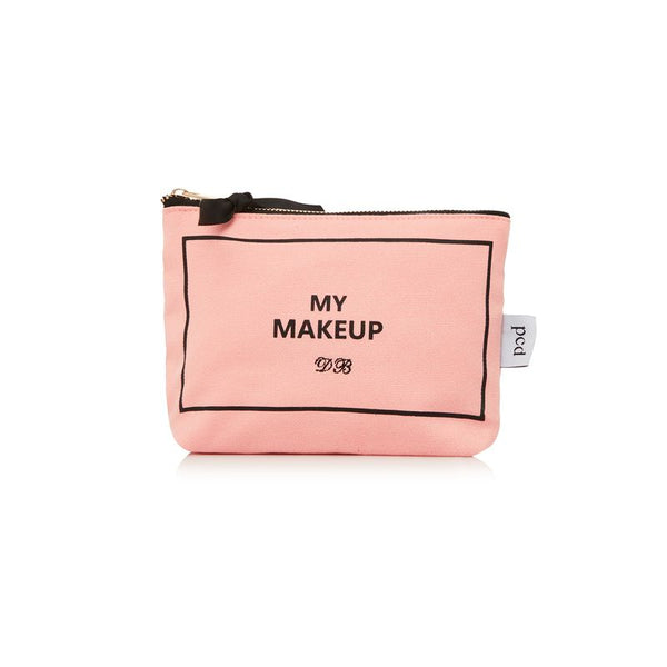 Blush Cotton Makeup Pouch